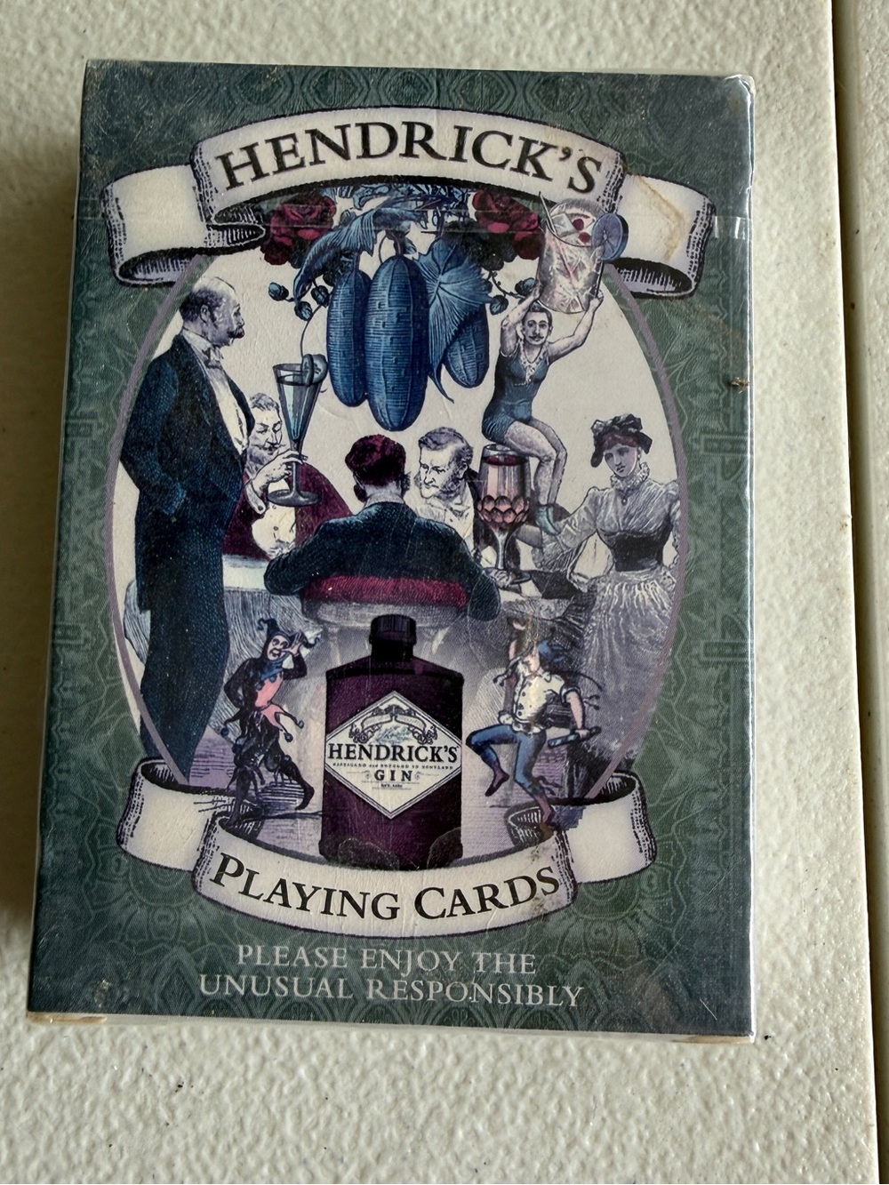 Hendricks Gin Green & Purple Playing Cards - Home Games NEW